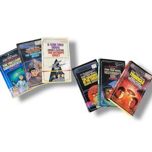 Timescape Star Trek Novels Lot Of 6 Books 1981-1984 Classic Sci-Fi Collectible